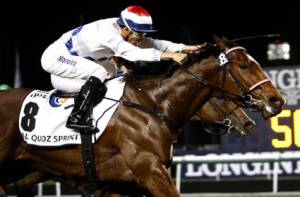 Amber Sky wins the Al Quoz Sprint