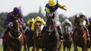 Litigant (Oisin Murphy) wins the Ebor