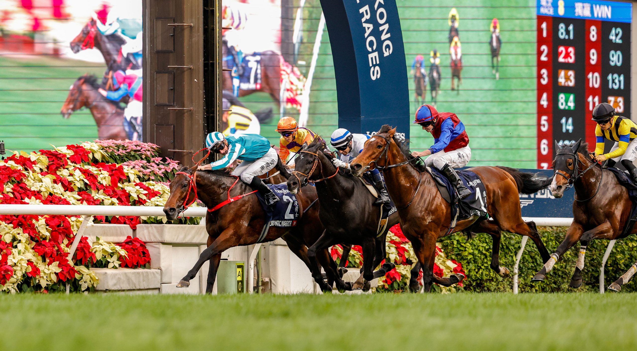 Acclamation’s son Romantic Warrior wins the Longines Gr1 Hong Kong Cup