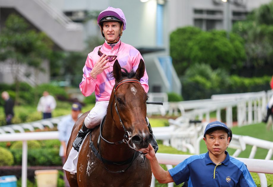Zac Purton posted a four-timer at Sha Tin on Sunday
