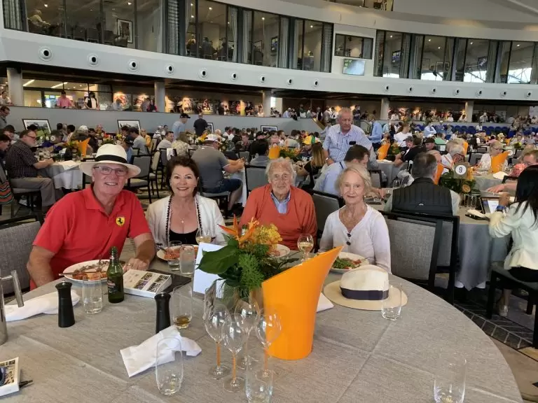 Frank and Jan at the horseraces (Pic - Manlyobserver)