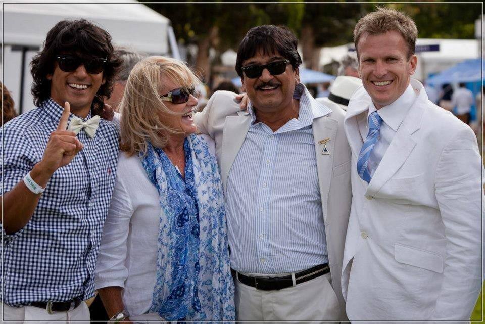 Team Gimmethegreenlight - Sue Snaith with Rayaan Adams (left), the late Hassen Adams, and Jonathan Snaith 