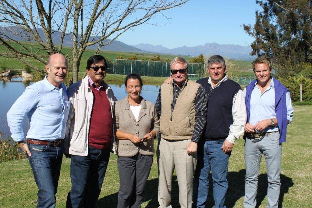 The Dealmakers: (left to right John Freeman, Hassen Adams, Susan Rowett, Chris Snaith, Carl de Vos and Justin Snaith 