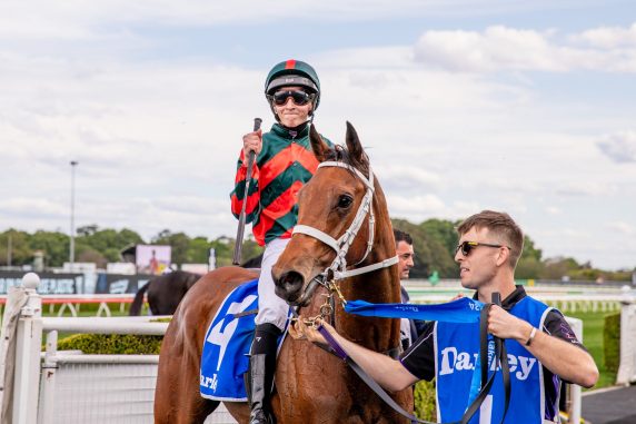 Lady Shenandoah secured Gr1 glory in today’s Darley Flight Stakes (Pic - Inglis)