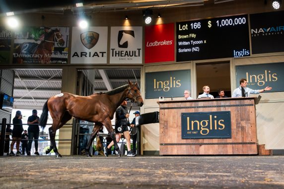 Written Tycoon filly takes top spot at Inglis Ready2Race (Pic - Inglis)