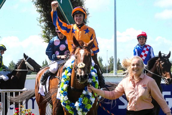 Captured By Love wins the Gr1 One Thousand Guineas 2024 (Pic - Race Images South supplied by Magic Millions)