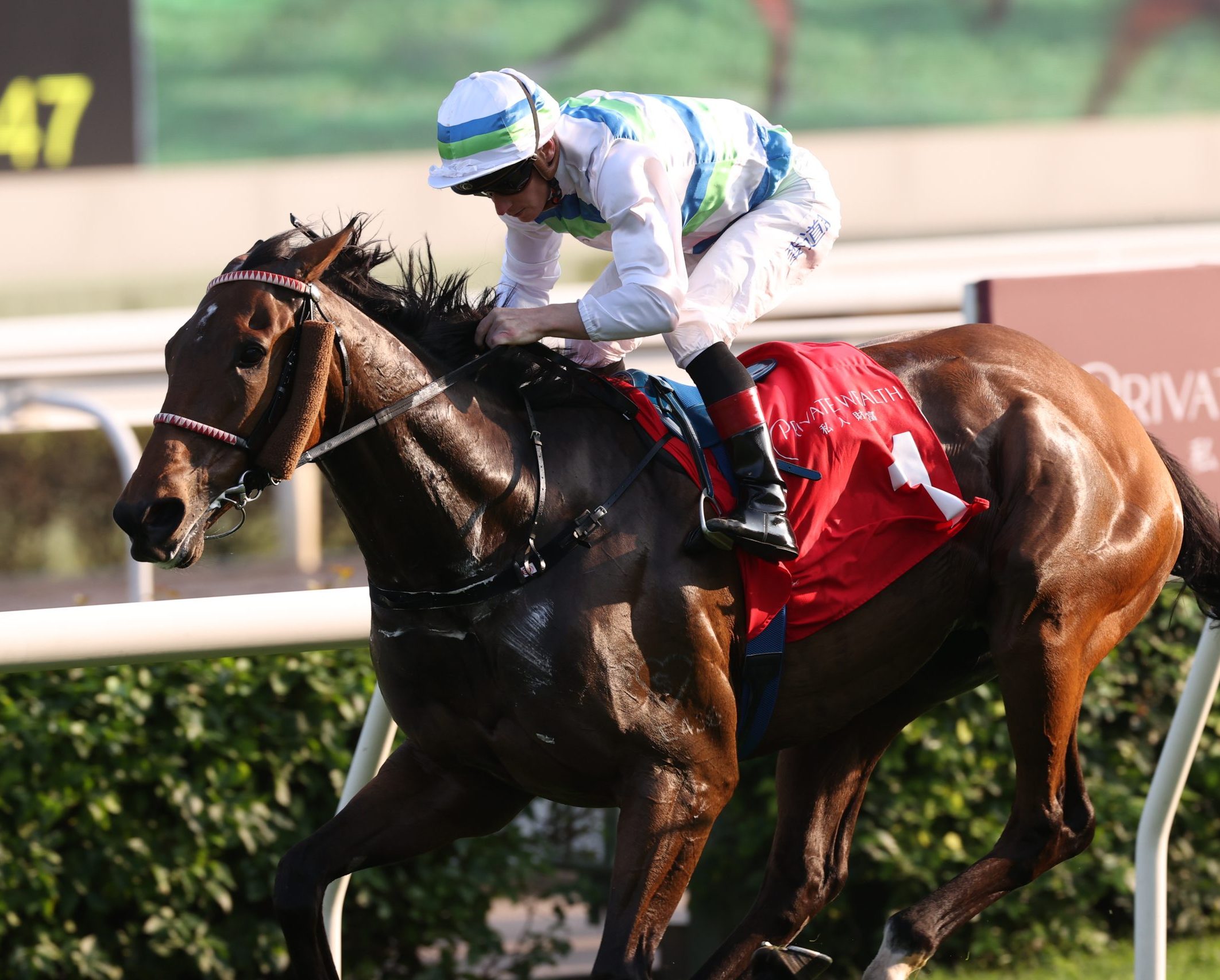 Voyage Bubble lands victory at Sha Tin (Pic - HKJC)