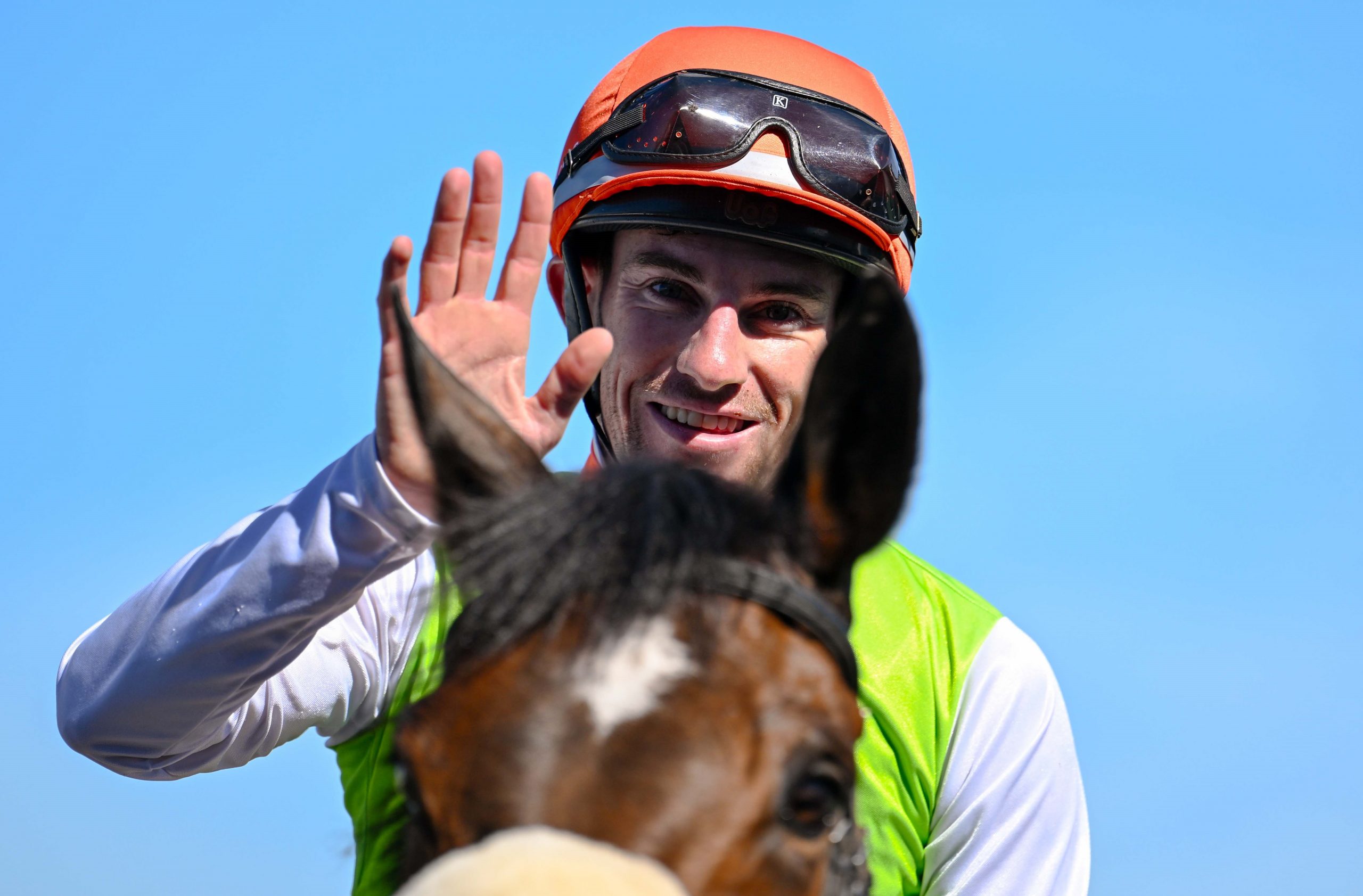 Craig Zackey takes the ride on Miss Prior in Race 1 today (Pic - Chase Liebenberg)