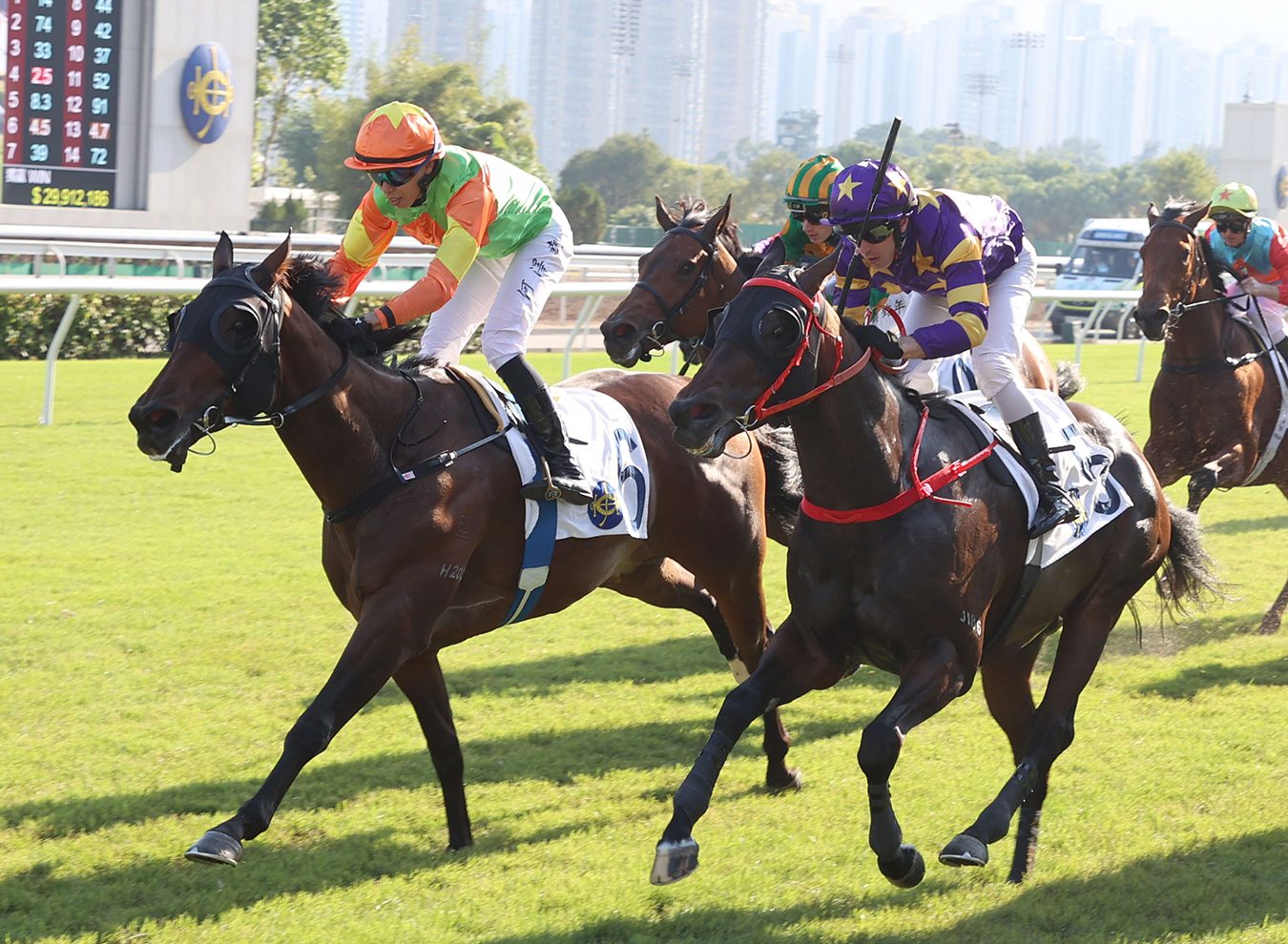 Healthy Healthy (No. 6) is seeking a third straight win (Pic - HKJC)