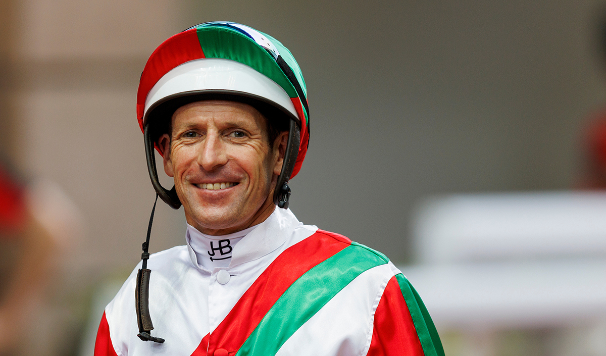 Hugh Bowman is chasing a second LONGINES International Jockeys’ Championship win (Pic - HKJC)