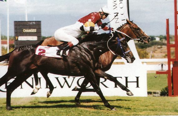 Champion Jet Master beats Classic Flag in the 1998 Cape Guineas (Pic - Supplied)