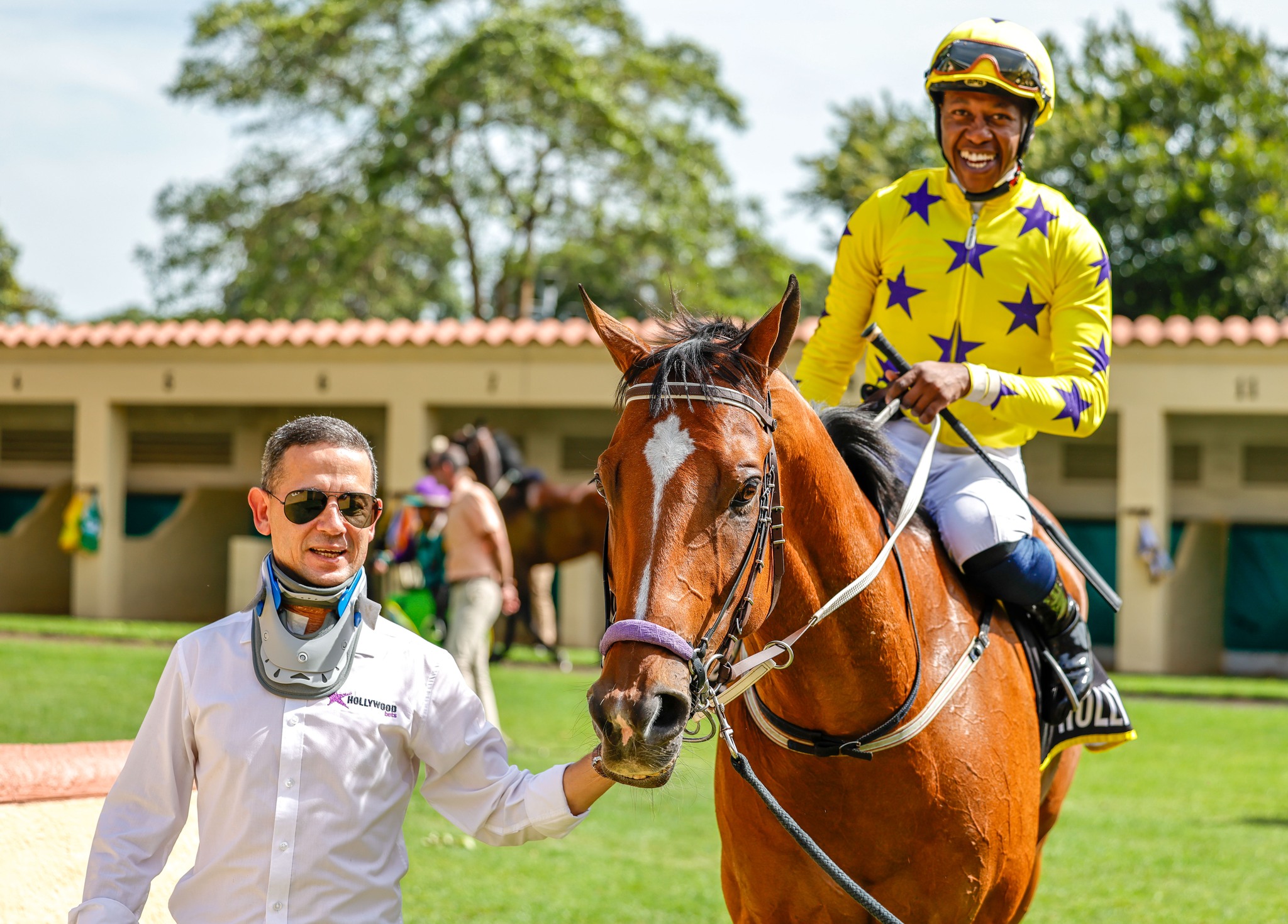 Athandiwe Mgudlwa (seen here with Anthony Delpech) will team up with Kitchakal once again today (Pic - Candiese Lenferna)