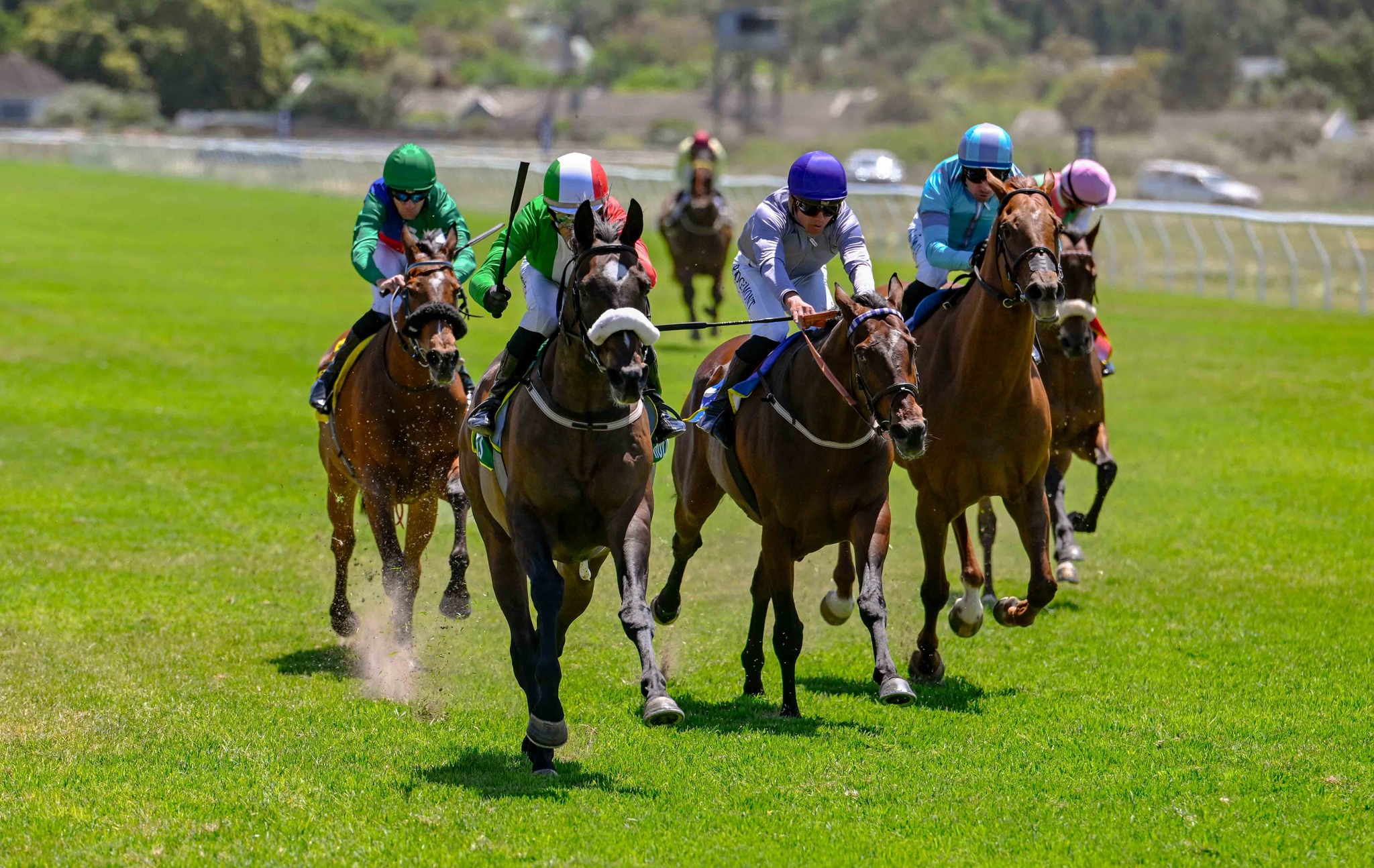 Baratheon (Tristan Godden) rounded off 100 winners for Trainer Piet Botha in October (Pic - Chase Liebenberg)