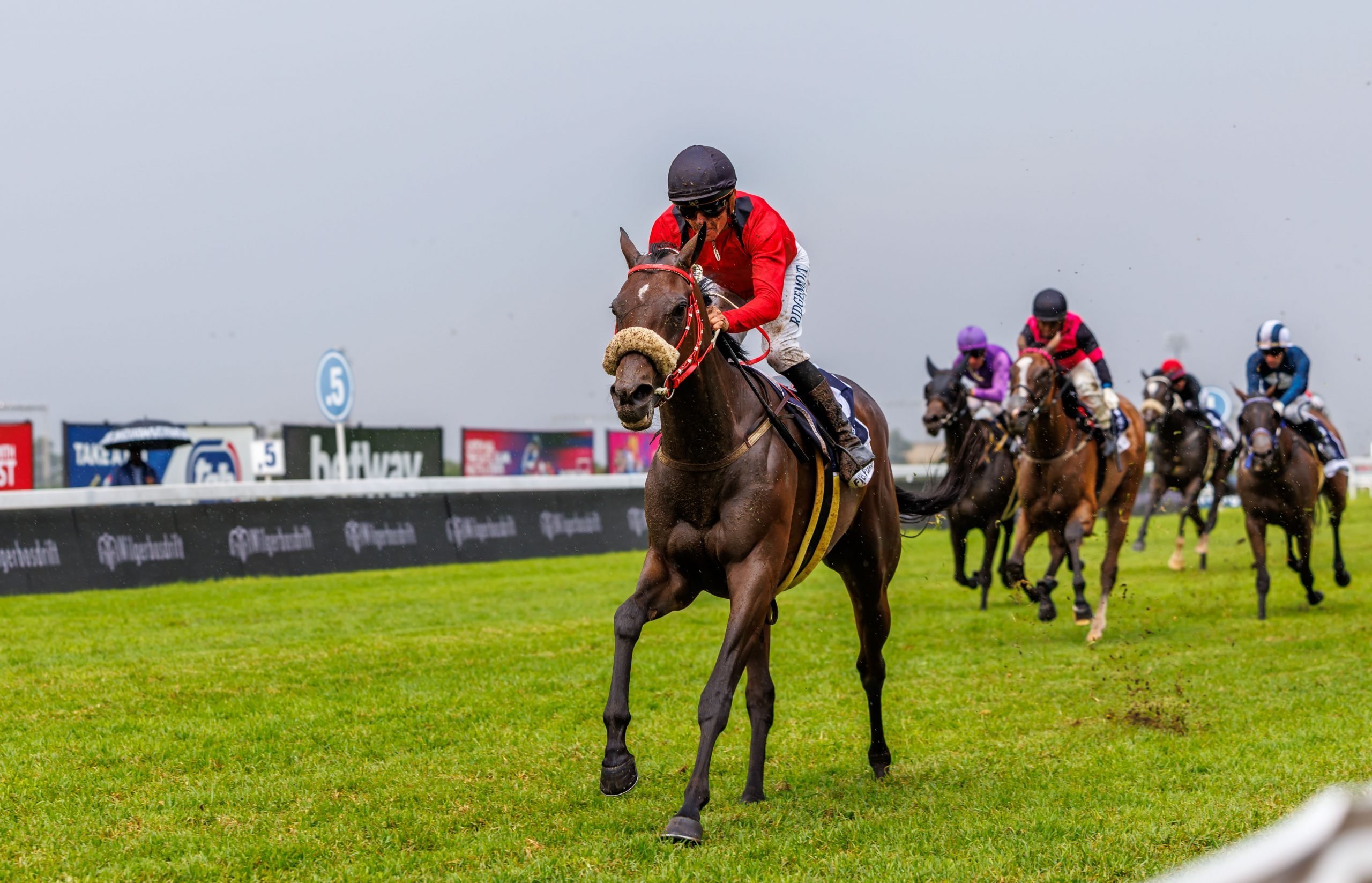 Fiery Pegasus skates home under Richard Fourie (Pic - Candiese Lenferna)