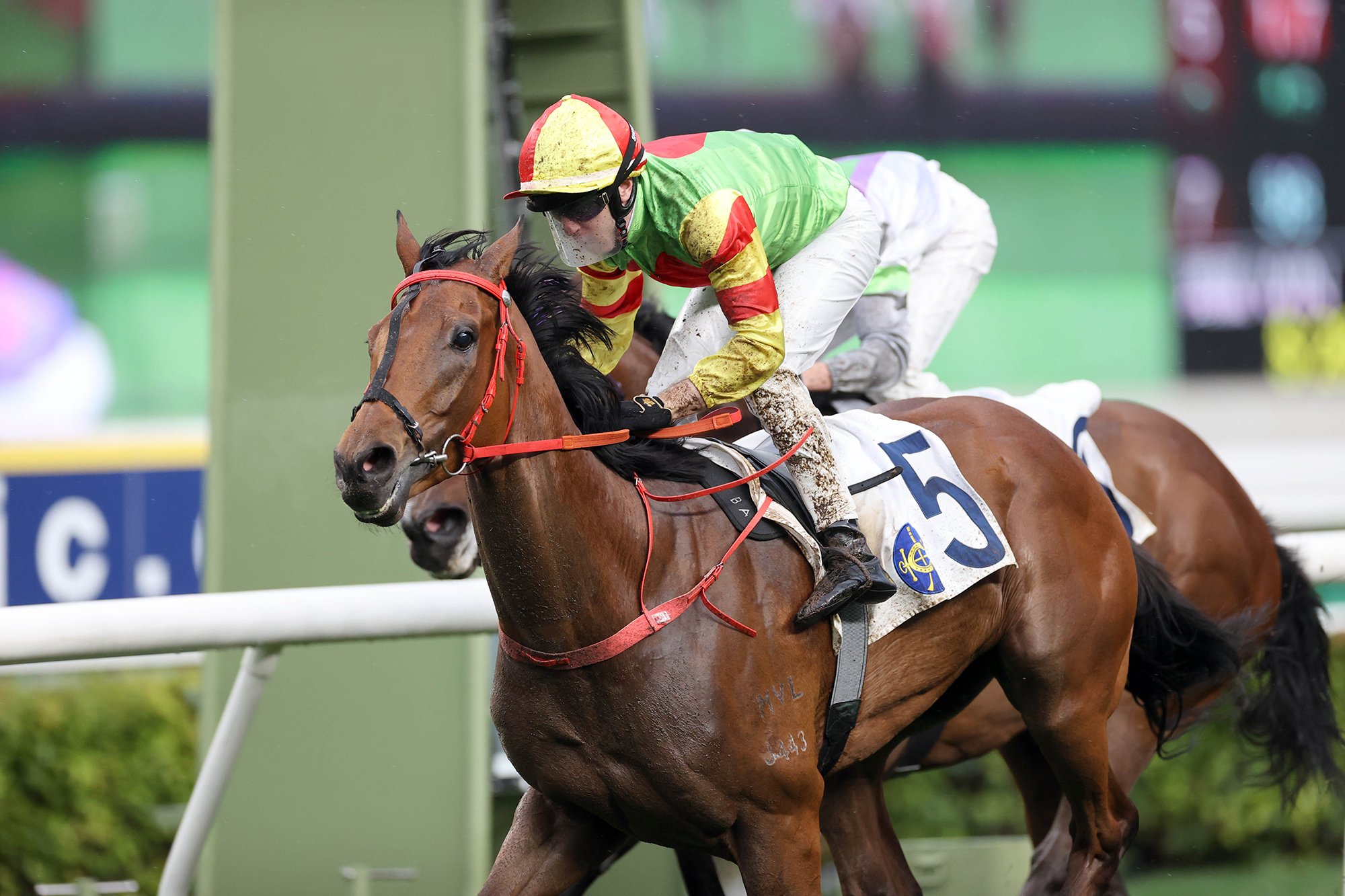 Juneau Pride caps John Size’s treble at Sha Tin (Pic - HKJC)