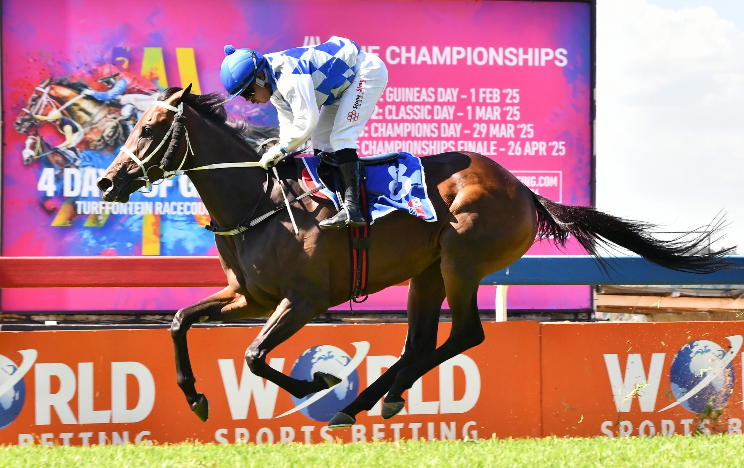 Poplar Park (Muzi Yeni) enjoyed her biggest pay day to date today at Turffontein (Pic - JC Photos)