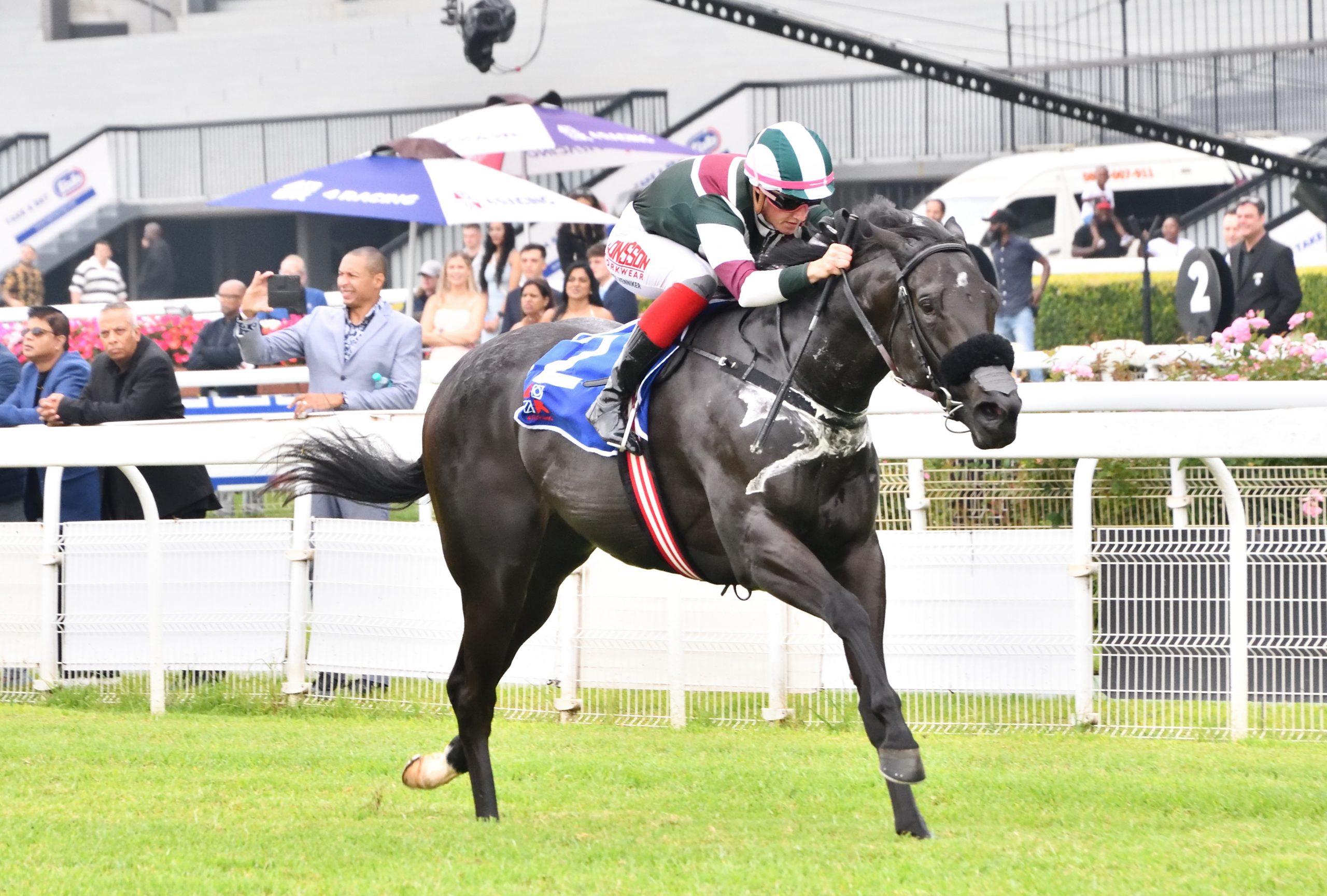 Rafeef’s 2yo daughter Glastonbury wins the Ruffian (Pic - JC Photos)